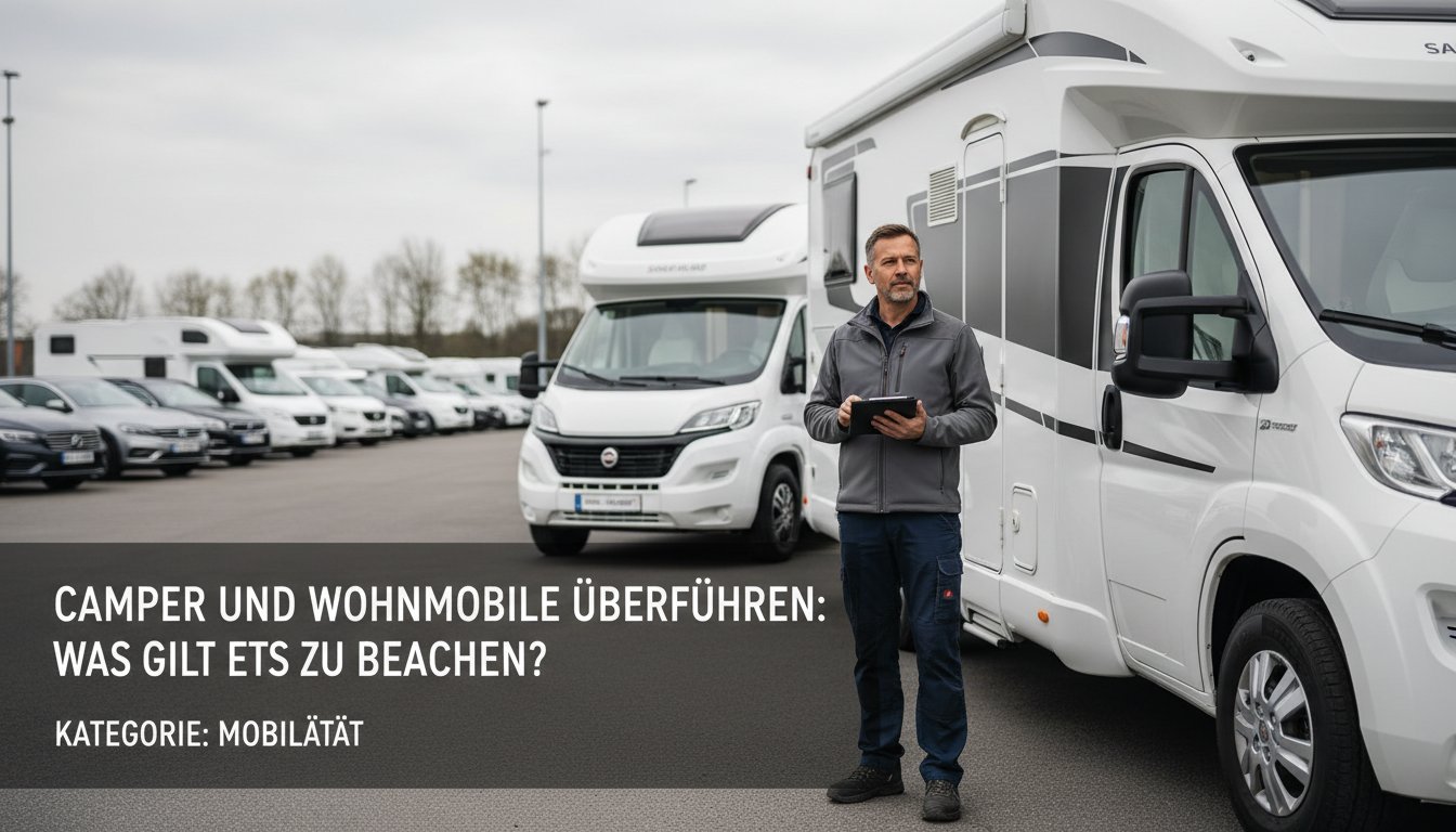 Camper und Wohnmobile überführen: Was gilt es zu beachten?