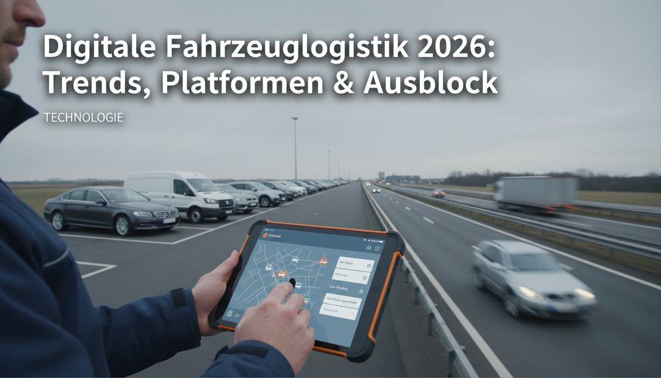 Digitale Fahrzeuglogistik 2026: Trends, Plattformen & Ausblick