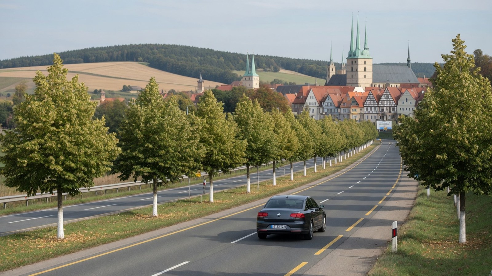Fahrzeugüberführung Erfurt: Thüringen und Mitte Deutschlands