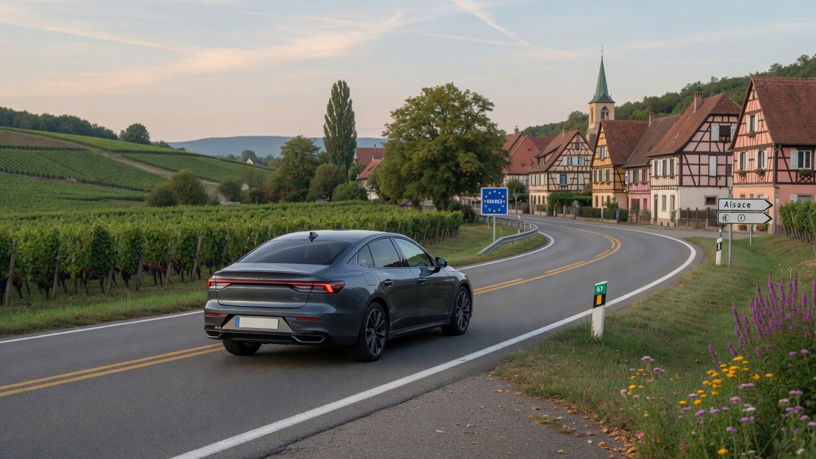Fahrzeugüberführung Richtung Frankreich: Grenze und Korridore
