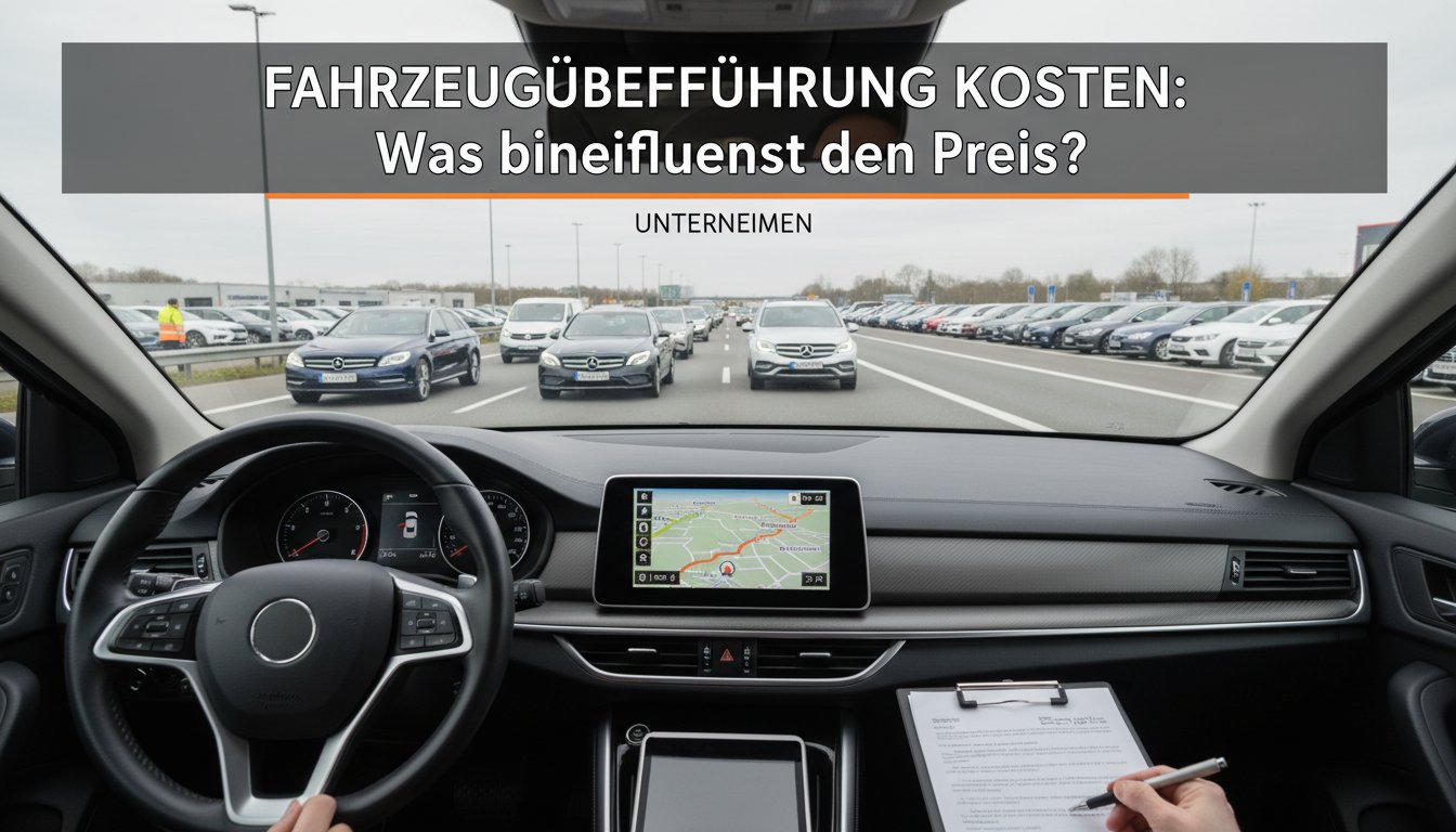 Fahrzeugüberführung Kosten: Was beeinflusst den Preis?