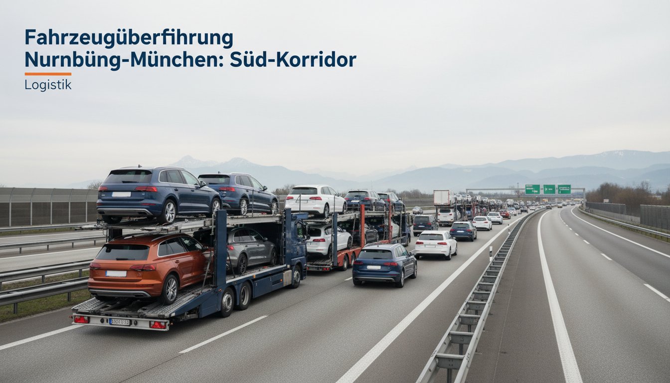 Fahrzeugüberführung Nürnberg–München: Süd-Korridor