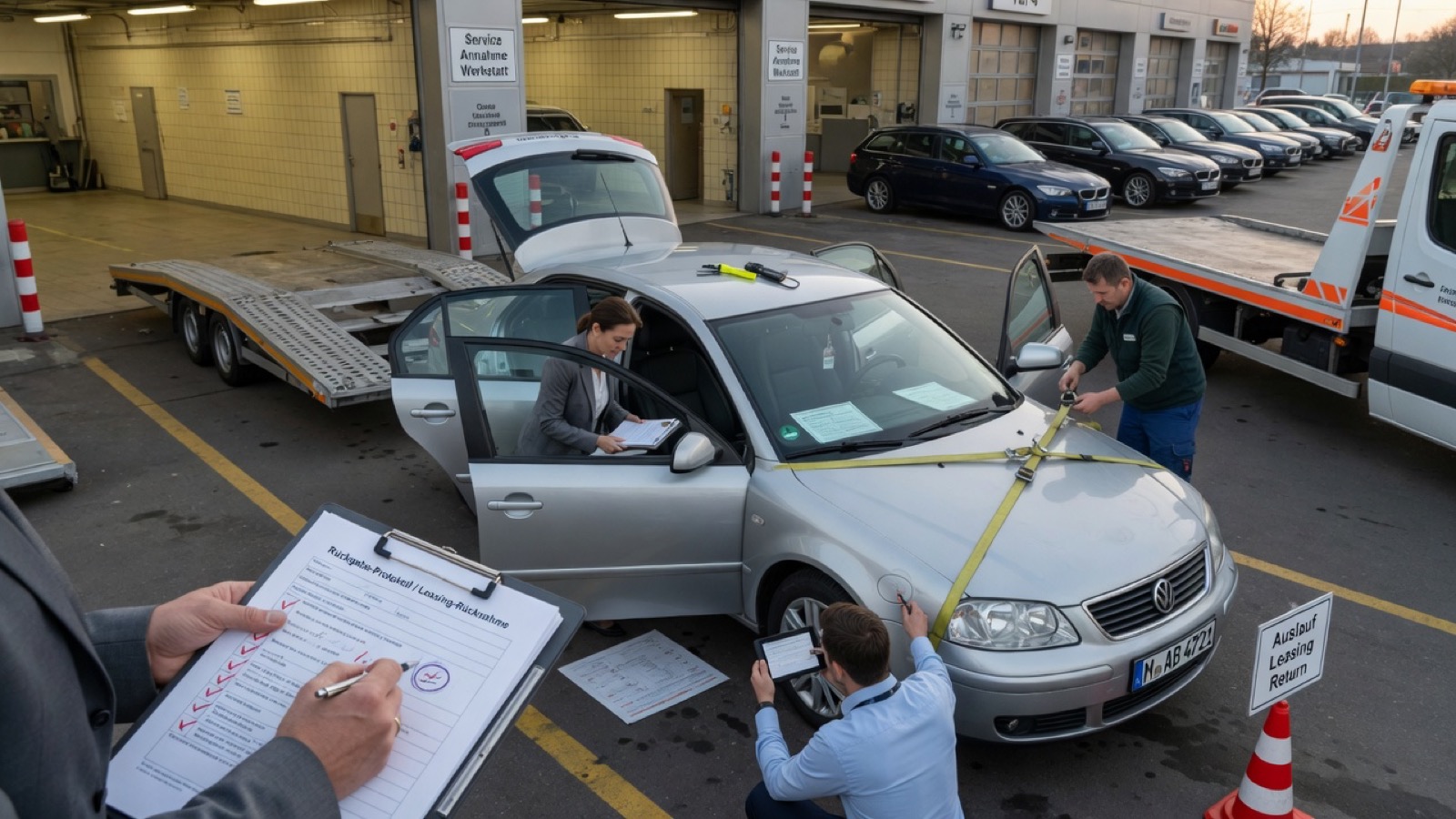 Leasingrückläufer transportieren: Prozess für Leasinggeber